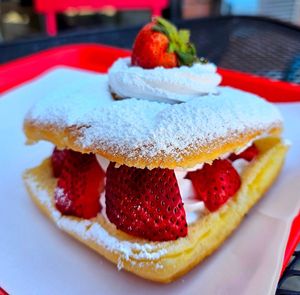 Strawberry shortcake at Rock N Roll Donut Bar in Monterey