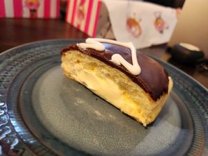 Boston cream at Rock N Roll Donut Bar in Monterey