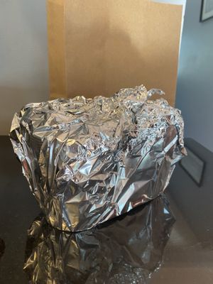 The owner asked how far we had to travel and made sure to wrap our pints to make sure they stayed cold!  at Royal Cafe in Fairport