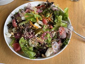Seasonal salad  at HYG Restaurant & Bar in Weggis