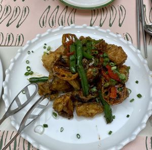 Fried mushrooms of all kinds!  at Plantude 플랜튜드 in Seoul