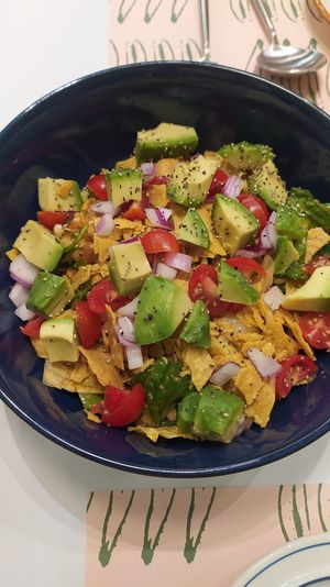 Avocado salad at Plantude 플랜튜드 in Seoul