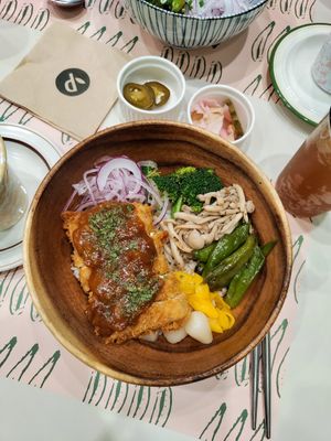Tofu Katsu at Plantude 플랜튜드 in Seoul