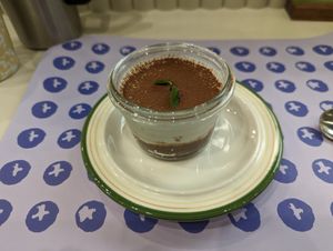 Tofu tiramisu at Plantude 플랜튜드 in Seoul