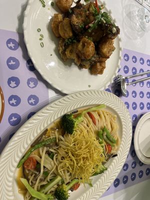 Tofu and pasta  at Plantude 플랜튜드 in Seoul