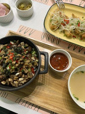 Healthy eggplant bowl  at Plantude 플랜튜드 in Seoul