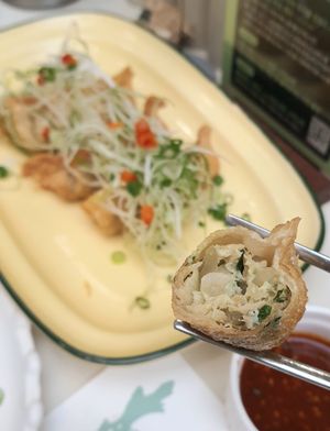 Gyoza Dumplings - inside at Plantude 플랜튜드 in Seoul