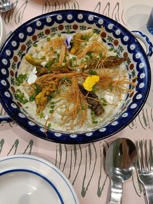 Creamy tteokbokki at Plantude 플랜튜드 in Seoul