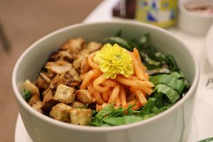 part of set menu for 2 - bibimbap at Plantude 플랜튜드 in Seoul