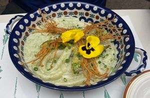 Truffle White Tteokbokki  at Plantude 플랜튜드 in Seoul