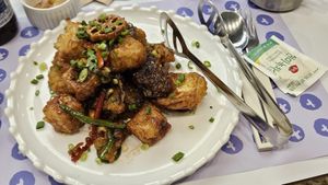 Deep fried tofu at Plantude 플랜튜드 in Seoul