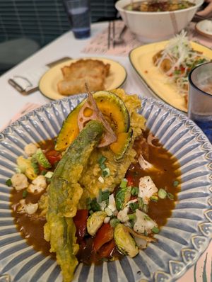 Pumpkin katsu?? 7/10 at Plantude 플랜튜드 in Seoul