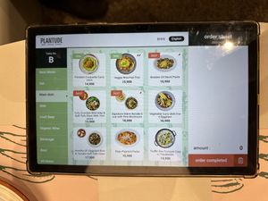 Kiosk (English menu)  at Plantude 플랜튜드 in Seoul