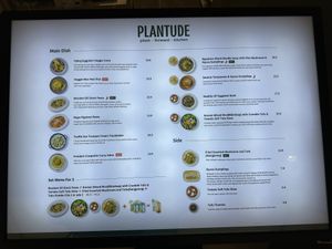 Menu (English)  at Plantude 플랜튜드 in Seoul