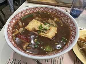 Signature Warm Noodle Soupp  at Plantude 플랜튜드 in Seoul