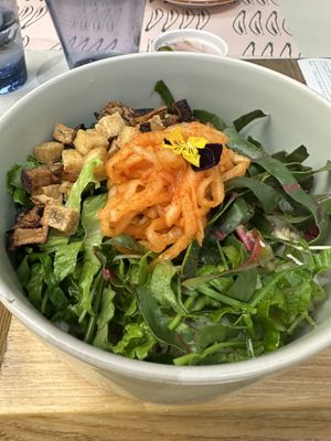 Tofu Crumble Bibimbap  at Plantude 플랜튜드 in Seoul