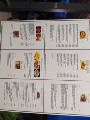 Menu at Spiaggia Brema Beach Bar in Sirmione