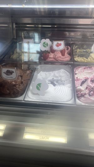 Helado fresa y limón   at Sapori in Mallorca