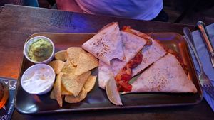 Vegetarian enchiladas (or maybe quesadillas?) at Picos in Douglas