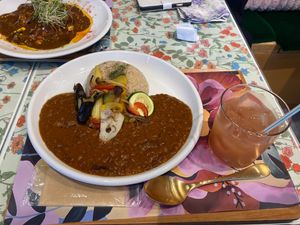Curry rice at Flowers Bake & Ice Cream in Tachikawa