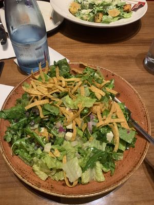 Vegan greek salad (I had eaten some already)  at Hard Rock Cafe in Tenerife