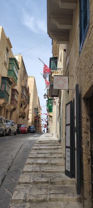The location at The Bagel Hole in Valletta