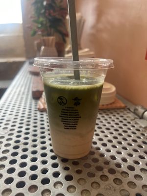 Matcha  at The Bagel Hole in Valletta