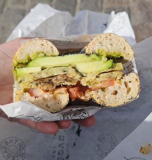  at The Bagel Hole in Valletta