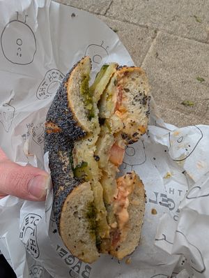  at The Bagel Hole in Valletta