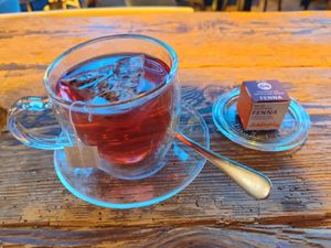 Fruit tea with apple & strawberry at Wilma Wunder Köln in Cologne