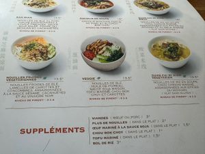 Vegan mains options  at Atelier Mala Reims in Reims