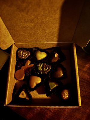 Excuse the poor lighting. These were (almost) as wonderful to look at as they were to eat    at Chocolita in Flagstaff