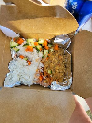 Nourish bowl at The Veganish - Cloud Kitchen in Saskatoon