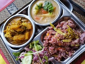 Set menu at Lamai Veggie in Koh Samui