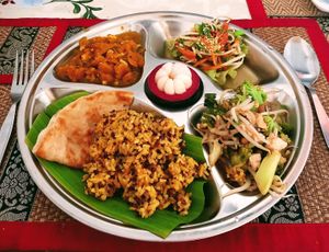 Vegan Set Lunch - excellent! at Lamai Veggie in Koh Samui