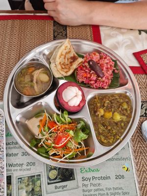 Daily set at Lamai Veggie in Koh Samui