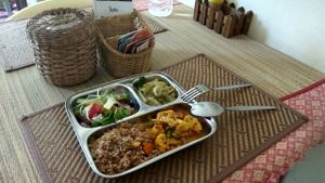 Daily set at Lamai Veggie in Koh Samui