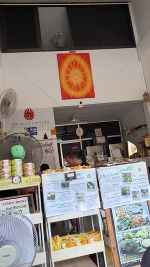 Inside the restaurant at Lamai Veggie in Koh Samui
