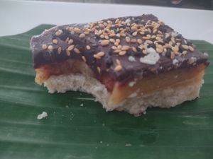 Carmel bar was great 👍🏽👍🏽 at Lamai Veggie in Koh Samui