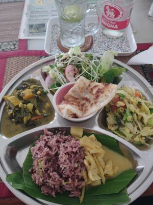 Amazing, well balanced meal. Flavorful at Lamai Veggie in Koh Samui