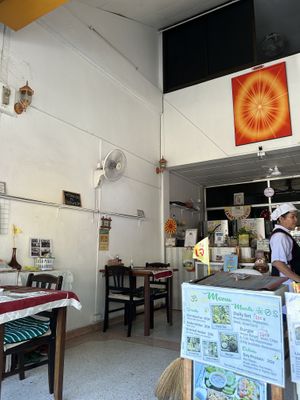 Inside seating area  at Lamai Veggie in Koh Samui