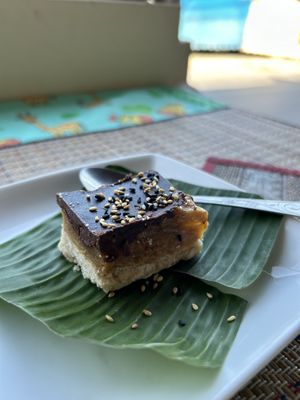 Delicious dessert  at Lamai Veggie in Koh Samui