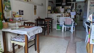 Cafe seating at Lamai Veggie in Koh Samui