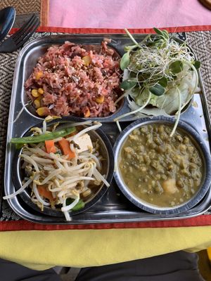 Thali  at Lamai Veggie in Koh Samui