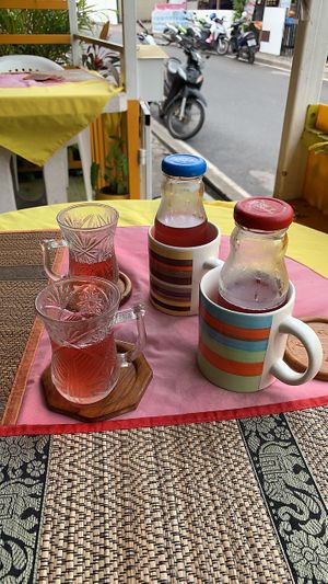 Blueberry Kombucha  at Lamai Veggie in Koh Samui