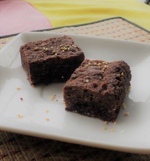 Brownies at Lamai Veggie in Koh Samui