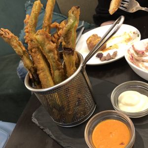 Green bean tempura  at Coupage 51 in Porto