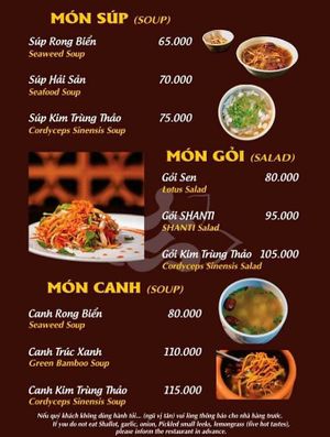  at Shanti Veggie in Ho Chi Minh City