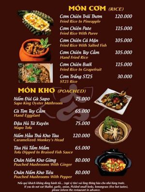  at Shanti Veggie in Ho Chi Minh City