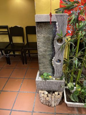 Water feature   at Shanti Veggie in Ho Chi Minh City